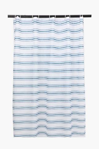 Printed Sicily Stripe Shower Curtain