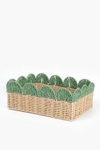 Scalloped Paper Rope Utility, Medium