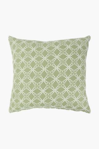 Printed Carney Geometric Scatter Cushion, 45x45cm