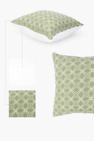 Printed Carney Geometric Scatter Cushion, 45x45cm