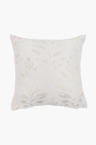 Botanic Jacquard Palm Scatter Cover Only, 40x40cm