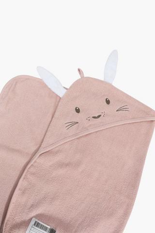 Amilia Hooded 3d Bunny Cotton Towel