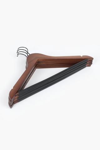 6 Pack Wooden Hangers