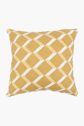 Printed Bioko Geometric Scatter Cushion, 45x45cm
