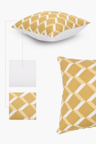 Printed Bioko Geometric Scatter Cushion, 45x45cm