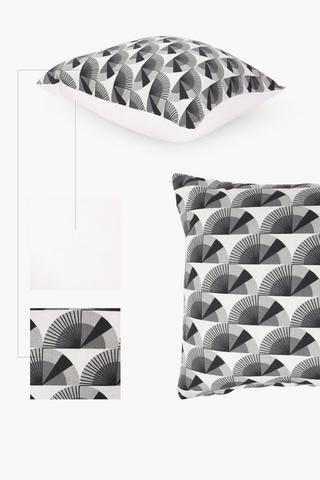 Printed Oahu Geometric Scatter Cushion, 45x45cm