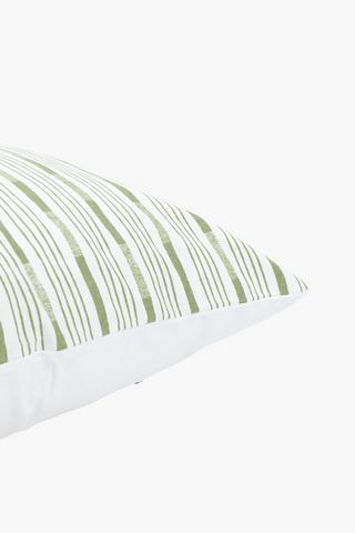 Printed Sicily Stripe Scatter Cover Only, 60x60cm