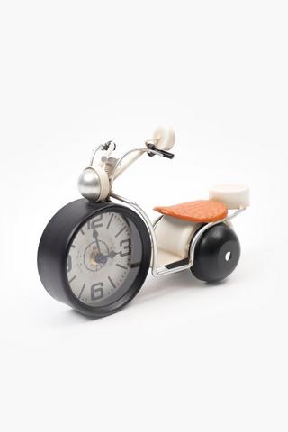 Vintage Scooter Desk Clock, 26cm