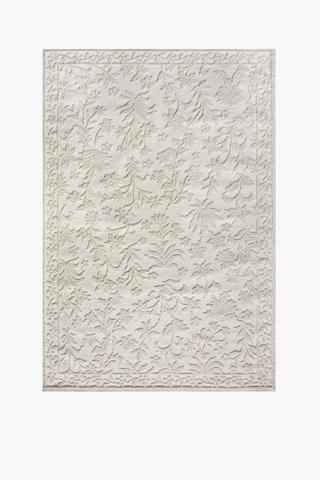 Flariano Botanic Woven Wool Rug, 160x230cm