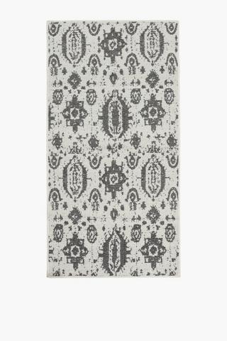 Jacquard Wash Geometric Rug,  70x140cm