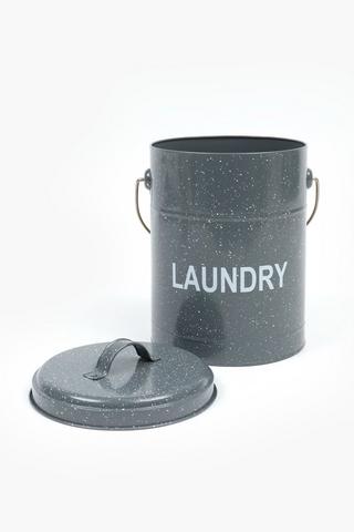 Galvanised Speckled Laundry Powder Tin