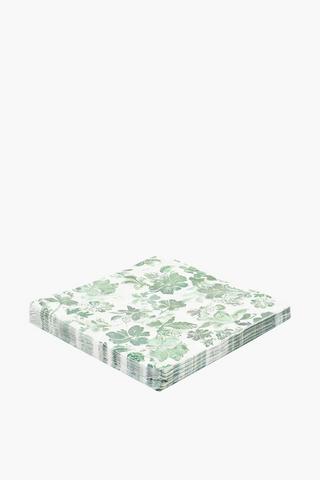 20 Pack Botanical Serviettes