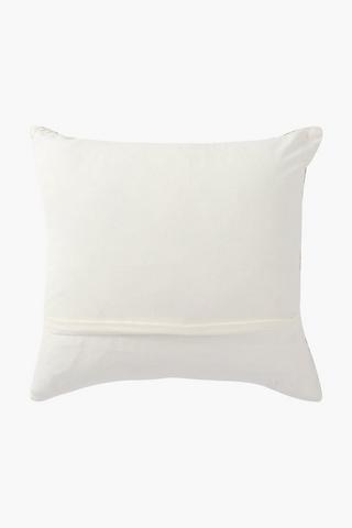 Printed Embroidered Tahiti Birds Scatter Cushion, 50x50cm