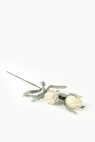 Foam Protea Single Stem, 92cm