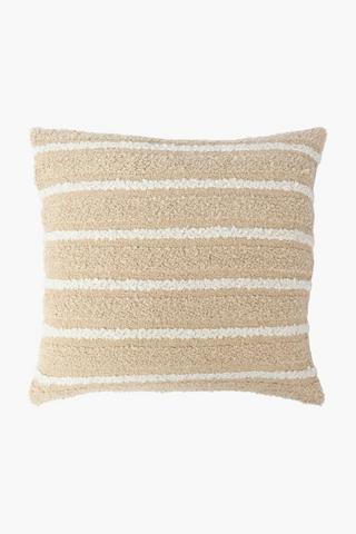 Textured Kolby Stripe Scatter Cushion, 50x50cm
