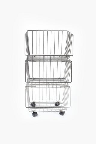 3 Tier Vegetable Trolley