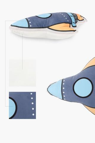 Shaped Rocket Cushion, 30x50cm