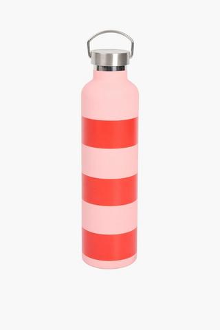 Stainless Steel Stripe Bottle,1l