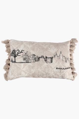 Colab Sanelisiwe Zulu Textured Scatter Cushion, 40x60cm