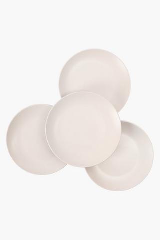 Metro 4 Pack Stoneware Dinner Plates