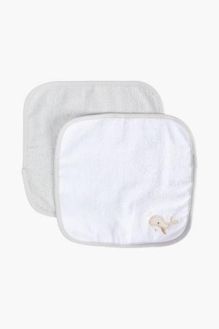 2 Pack Sam's Sea Face Cloth Set