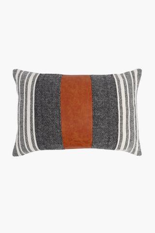 Polycotton Dunes Stripe Scatter Cushion, 40x60cm