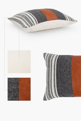 Polycotton Dunes Stripe Scatter Cushion, 40x60cm