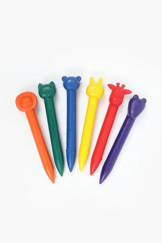 6 Piece Shaped Crayons
