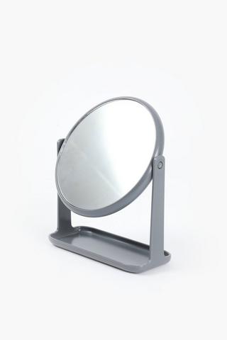 Plastic Swivel Mirror On Stand