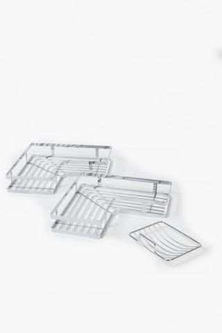 3 Tier Chrome Shower Caddy