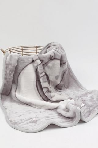 Mink Blanket Ellie And Bear Woven Flannel Blanket