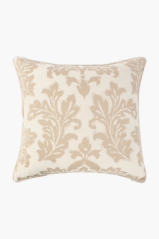 U&G Jacquard Eliza Botanic Feather Filled Scatter Cushion, 60x60cm