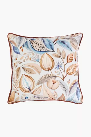 U+g Printed Garfunkel Botanic Feather Filled Scatter Cushion, 60x60cm