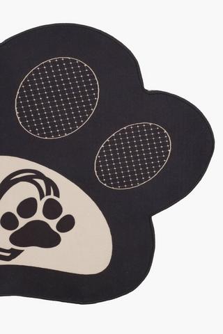 Printed Paw Heart Feeding Mat