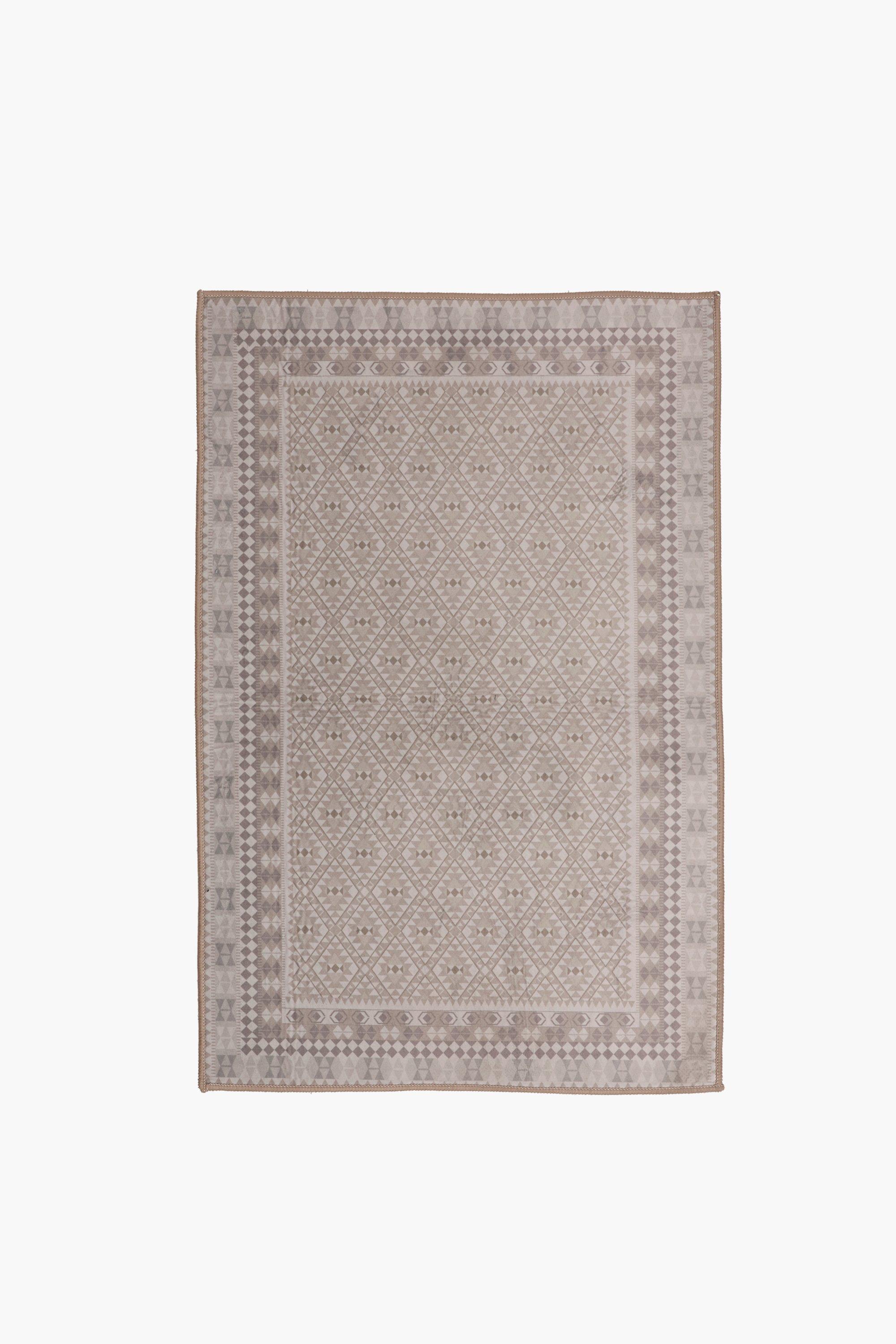 Digital Printed Kilim Geometric Rug, 60x90cm