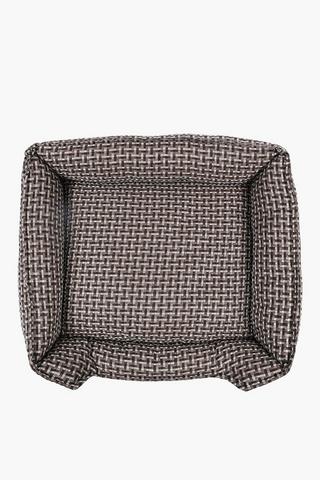 Tweed Large Pet Bed, L73xw63xh20cm