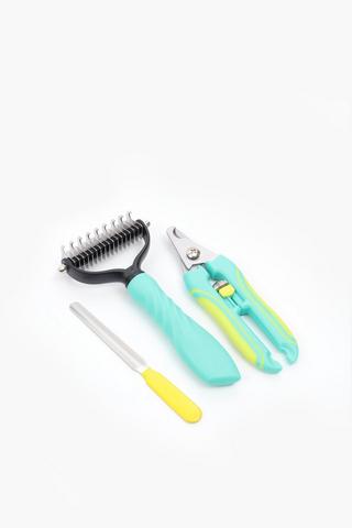 3 Piece Pet Grooming Set