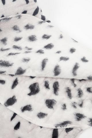 Pet Coral Fleece Leopard Blanket, 75x100cm