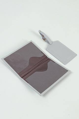 2 Pack Pu Passport Tag Set