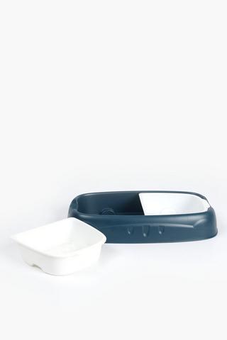 Double Feeder Removable Bowl Set