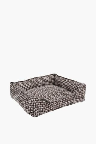 Tweed Pet Bed Medium, L64xw54xh20cm