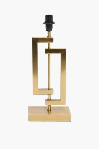 Metal Rectangles Lamp Base, E14