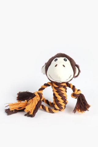 Rope Monkey Pull Toy, 30x22cm