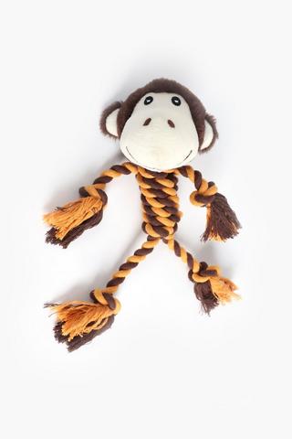 Rope Monkey Pull Toy, 30x22cm