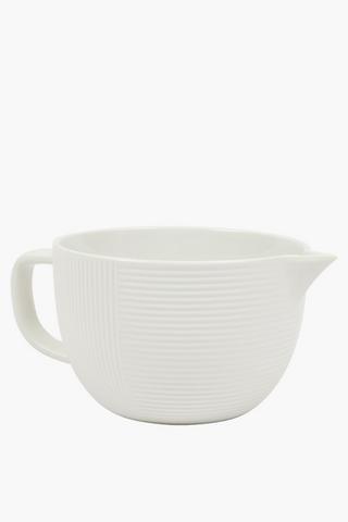 Ceramic Mixing Bowl With Pourer