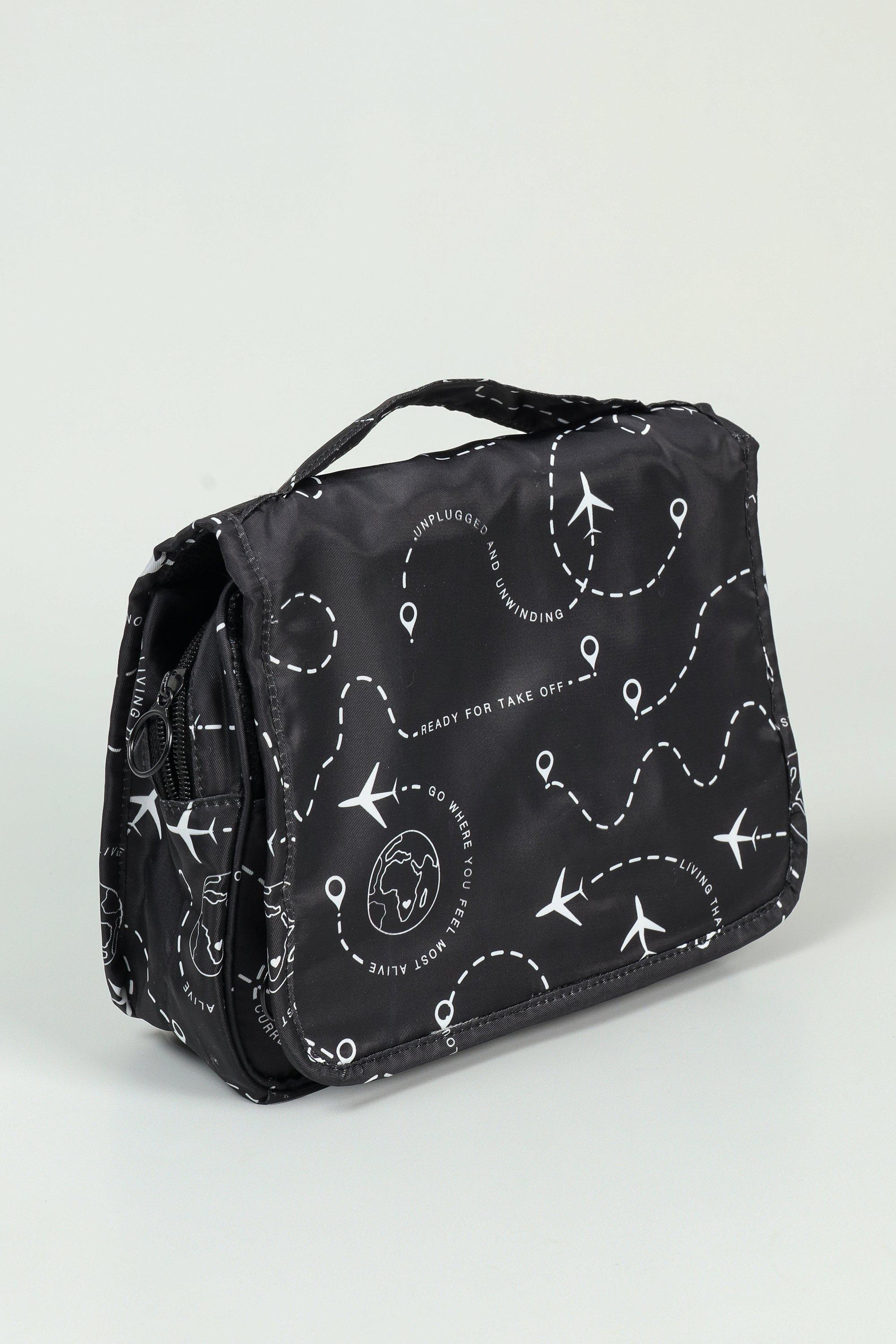 TRVL Luxe Hanging Toiletry Bag - Woven Shell