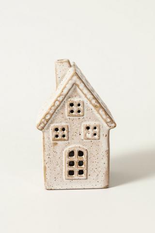 Speckle Led House, 9x14cm