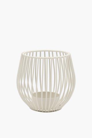Metal Cage Tealight Holder, 7x9cm
