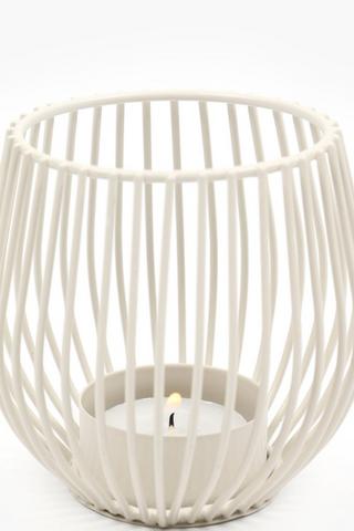 Metal Cage Tealight Holder, 7x9cm