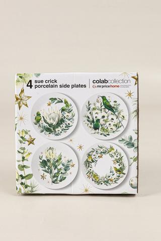 Colab Sue Crick 4 Pack Porcelain Side Plates